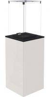 Газовый нагреватель Kratki PATIO Mini/M/G31/37Mbar/B, белое стекло, с ручным управлением Газовый нагреватель Kratki PATIO Mini/M/G31/37Mbar/B, белое стекло, с ручным управлением