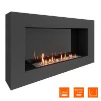 Биокамин SteelHeat WALL GRAND 1200 черный, стемалит Биокамин SteelHeat WALL GRAND 1200 черный, стемалит