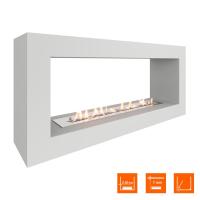 Биокамин SteelHeat FRAME ONE 1000 белый Биокамин SteelHeat FRAME ONE 1000 белый