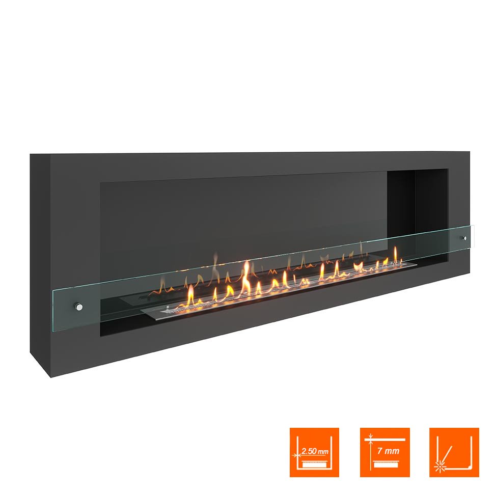Биокамин SteelHeat WALL  LONG 1800 черный, стекло, стемалит Биокамин SteelHeat WALL  LONG 1800 черный, стекло, стемалит по цене 95 970 руб.