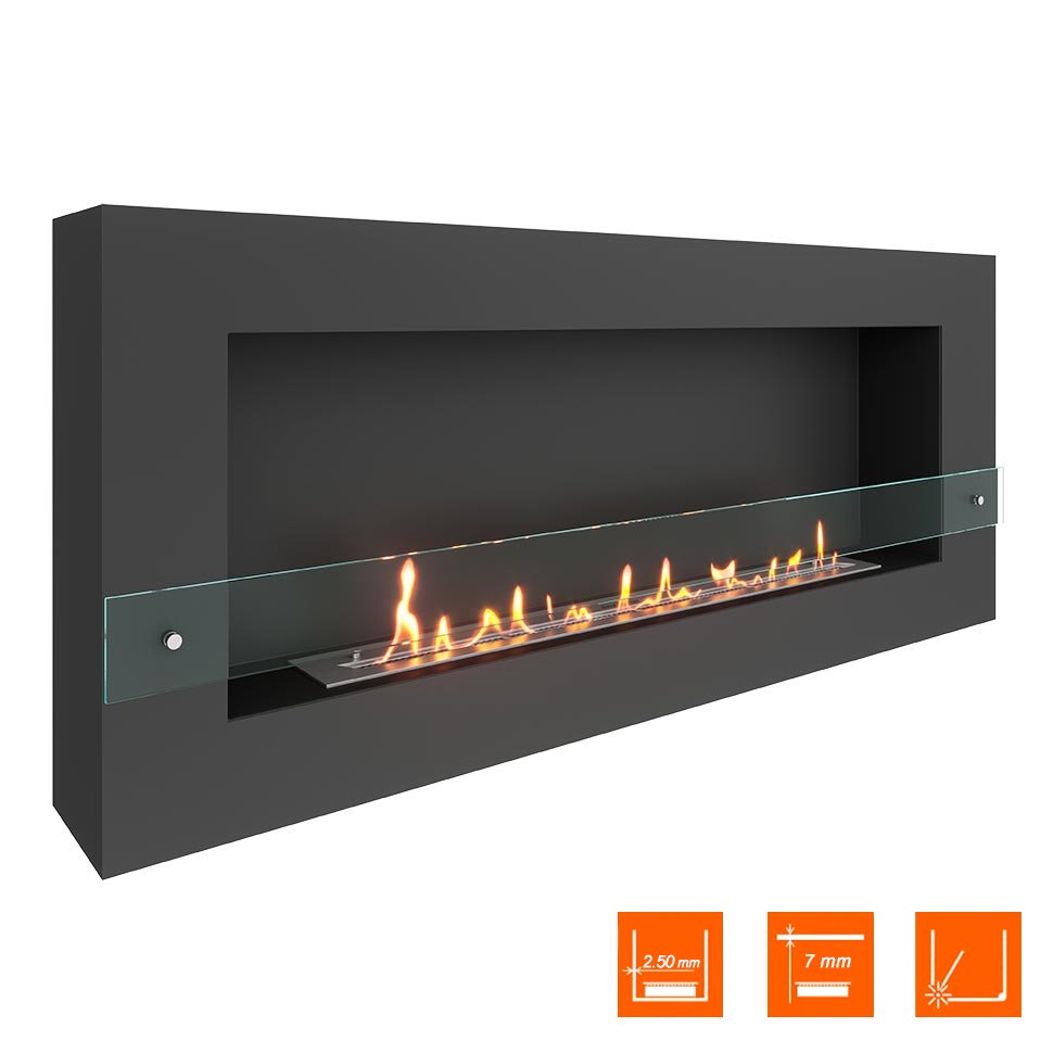 Биокамин SteelHeat WALL GRAND 1500 черный, стекло Биокамин SteelHeat WALL GRAND 1500 черный, стекло по цене 64 050 руб.