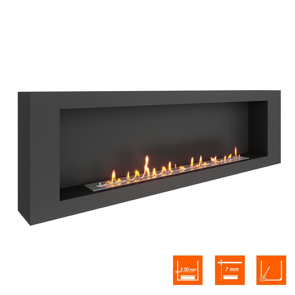 Биокамин SteelHeat WALL LONG 1800 черный Биокамин SteelHeat WALL LONG 1800 черный по цене 69 090 руб.