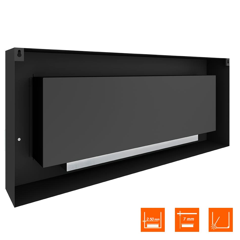 Биокамин SteelHeat WALL GRAND 1500 черный, стекло Биокамин SteelHeat WALL GRAND 1500 черный, стекло по цене 64 050 руб.
