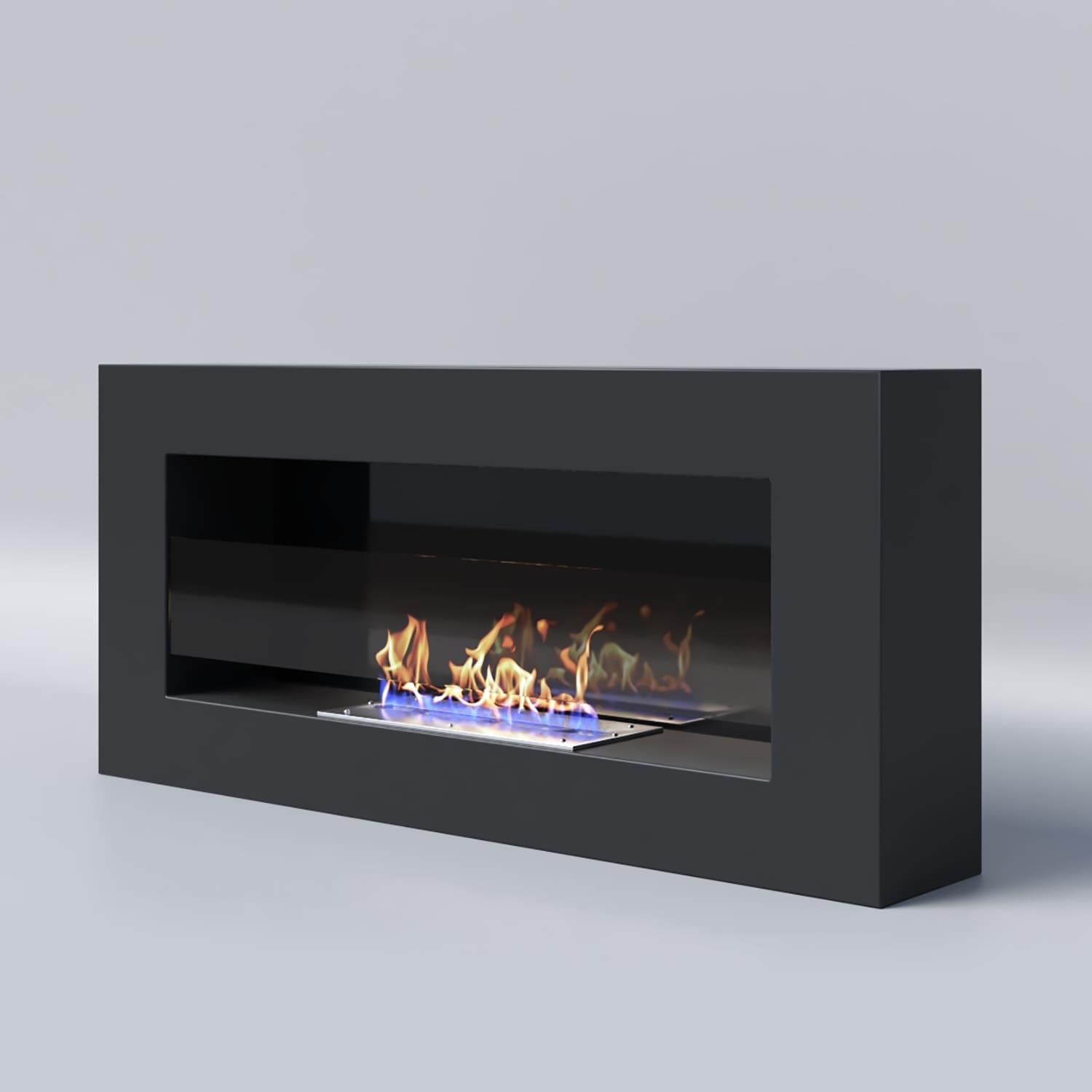 Биокамин "Русский огонь" Лайт 900N настенный с защитным и декоративным стеклом по цене 29 050 руб.