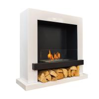 Напольный биокамин Starck белый