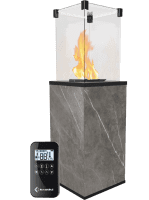Газовый нагреватель Kratki PATIO/G31/37Mbar/Q/N/P/G, Naturali Pietra Grey, с пультом управления