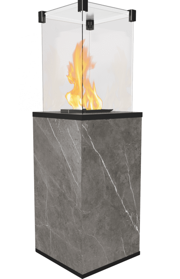 Газовый нагреватель Kratki PATIO/G31/37Mbar/Q/N/P/G, Naturali Pietra Grey, с пультом управления Газовый нагреватель Kratki PATIO/G31/37Mbar/Q/N/P/G, Naturali Pietra Grey, с пультом управления