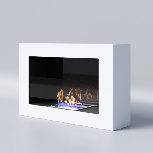 Биокамин "Русский огонь" Лайт Бланк 650N с декоративным стеклом (стемалитом)