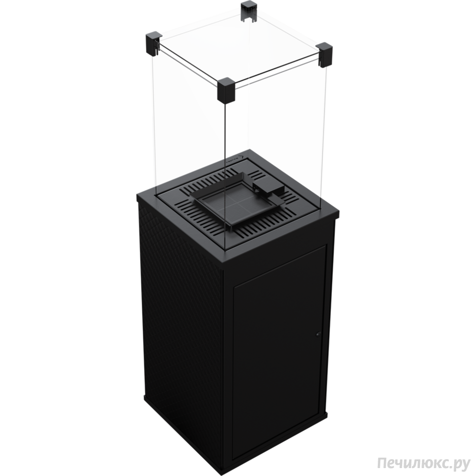 Газовый нагреватель Kratki PATIO Mini/G31/37Mbar/CZ, черное стекло, с пультом ДУ Газовый нагреватель Kratki PATIO Mini/G31/37Mbar/CZ, черное стекло, с пультом ДУ