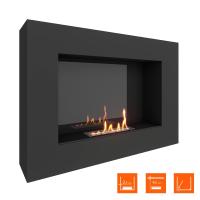 Биокамин SteelHeat WALL GRAND 900 LITE черный, стемалит Биокамин SteelHeat WALL GRAND 900 LITE черный, стемалит