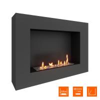 Биокамин SteelHeat WALL GRAND 900 черный Биокамин SteelHeat WALL GRAND 900 черный