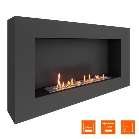 Биокамин SteelHeat WALL GRAND 1200 черный Биокамин SteelHeat WALL GRAND 1200 черный по цене 43 890 руб.