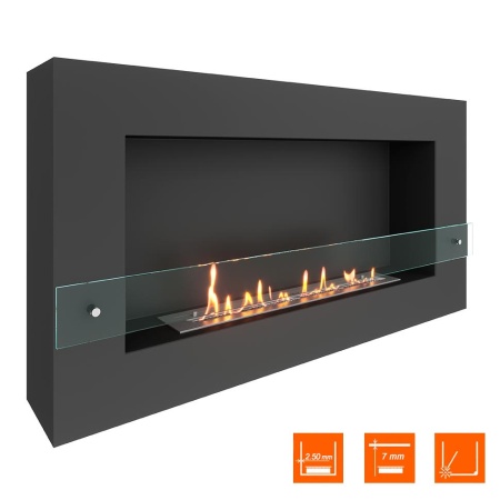 Биокамин SteelHeat WALL GRAND 1200 черный, стекло Биокамин SteelHeat WALL GRAND 1200 черный, стекло по цене 48 930 руб.