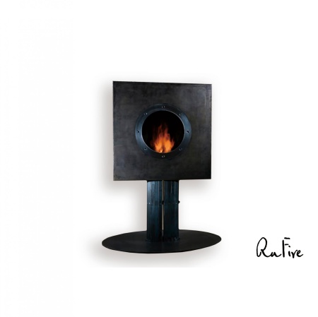 Биокамин RuFire SteamPunk floor cube по цене 142 000 руб.