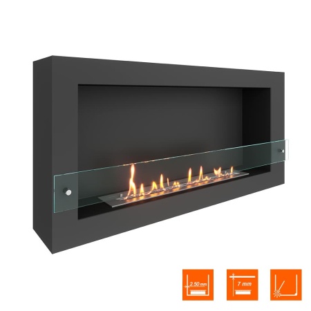 Биокамин SteelHeat WALL ONE 1100 черный, стекло Биокамин SteelHeat WALL ONE 1100 черный, стекло по цене 39 060 руб.