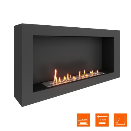 Биокамин SteelHeat WALL ONE 1100 черный Биокамин SteelHeat WALL ONE 1100 черный по цене 41 370 руб.