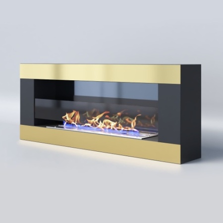 Биокамин "Русский огонь" Голд 1100N настенный с защитным стеклом по цене 44 250 руб.