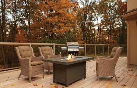 Стол-камин газовый NapoLEOn Hampton 127х82 см