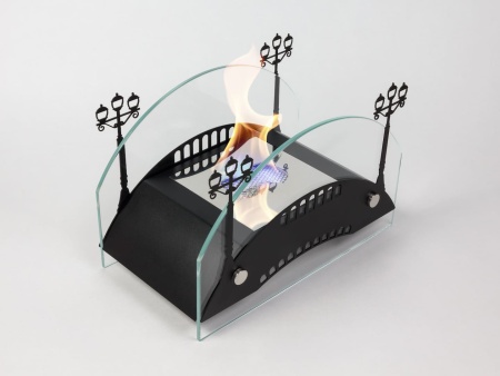 Настольный биокамин Lux Fire "Пушкинский мост" M Чёрный по цене 19 602 руб.