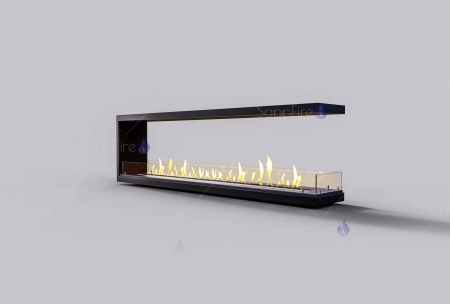 Встраиваемый торцевой сквозной очаг 1000 SappFire по цене 48 800 руб.